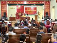 Ông Hoàng Phú Hiền - Phó Chủ tịch UBND tỉnh tiếp xúc cử tri tại Nghĩa Đàn trước kỳ họp giữa năm 2025 HĐND tỉnh khoá XVIII